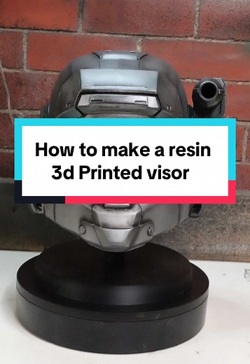 How to Make a Resin 3D Printed Visor Tutorial