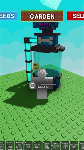 I Used the PET AGE BREAK in Grow A Garden!! #roblox #growagarden | INVIPlays