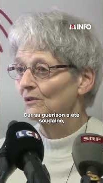 Bernadette, reconnue comme miraculée de Lourdes par l'Église