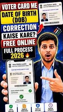 Voter Card Me DOB Change Kaise Kare? #shorts