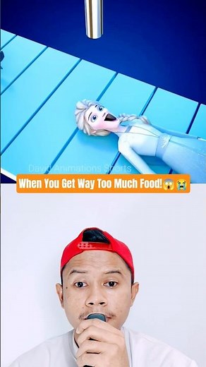 Elsa, Anna & Princess Peach Food Challenge | Frozen‼️ DavidAnimationsShorts