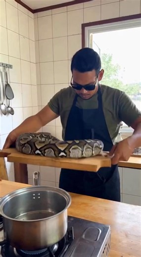 Athichai บังหมัด Sapprasroeth on Instagram: "Python soup 🐍ต้มยำงูหลาม🐍อร่อยเหาะ🎉 #ไอ้บังพาเพลิน #ทํากับข้าวกินเอง #food #foodblogger #fypシ゚ #fypシ゚viralシfypシ゚viralシalシ"