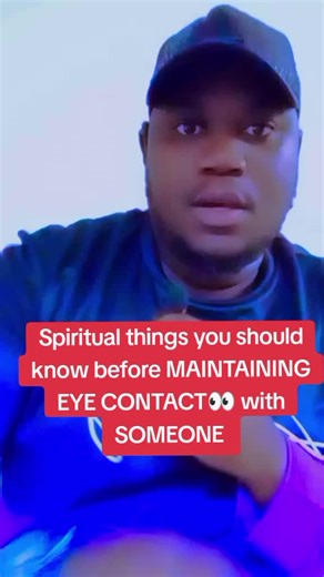 Spiritual Insights on Maintaining Eye Contact