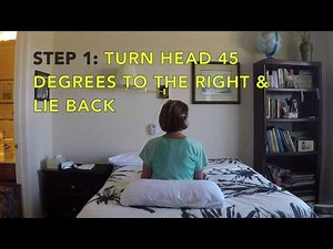 RIGHT Epley Maneuver