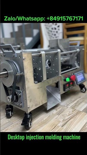 Desktop injecton molding machine diy at home #injectionmolding #moulding #moldingmachine