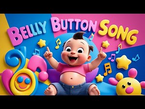 Belly Button Song | Fun & Engaging Kids Song | Animated Music Video #BellyButtonSong #cartoon