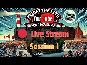 🔴 Live from Port Dover Friday The 13th Motorcycle Rally June 2025 | Session 1 |Walk on Main Street
