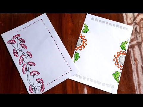 English assignment front page design/how to make design for project work in chartpaper/border design