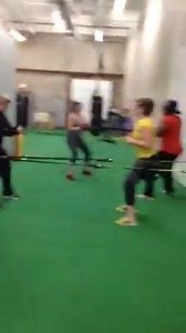 12 reactions | The #lebertbuddysystem is amazing for group fitness. Beginners and partner up with seasoned veterans for a challenging workout. Here is a side to side pull. Great for strengthening the lats, arms, core and obliques. Partner with 2 handles is doing basic row. #mississauagasbestbootcamp #partnertraining | Fitness NATION | Facebook