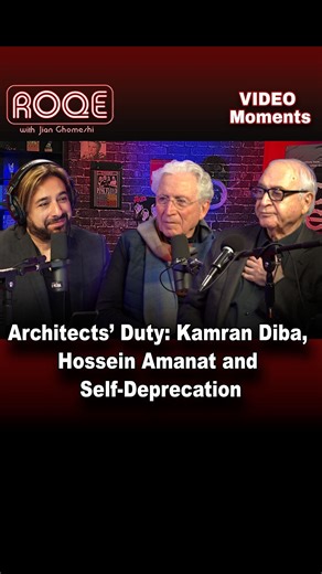 ‎Roqe Media (ر‌ُک مدیا)‎ | Architects’ Duty: Kamran Diba, Hossein Amanat and Self-Deprecation Roqe Ep.392 – Icons of Design: Hossein Amanat and Kamran Diba... | Instagram