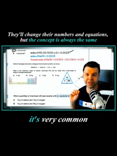 I've seen this concept in nearly 50% of Paper 2 IGCSE Chemistry exams This is one of the most common mole calculation questions examiners use in IGCSE Chemistry 0620 exams. Students often lose marks because they confuse the reactant with the product or ignore the mole ratio completely. In this video, I’ll show you how to solve this type of stoichiometry question step by step using the fastest exam technique possible. We’ll break down how to identify the known substance, calculate the mole ratio 