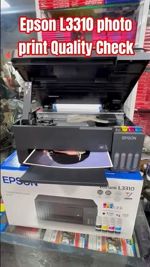 Epson L3310 Photo Print Quality Check, Print, Scan, Copy, New Printer Installation