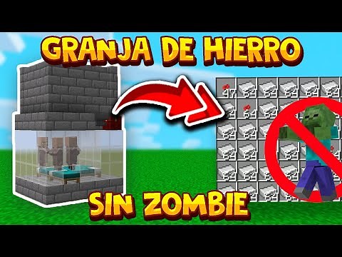 GRANJA DE HIERRO AFK SIN ZOMBIE (FÁCIL Y COMPACTA) - MINECRAFT 1.16.5/1.16.4 JAVA