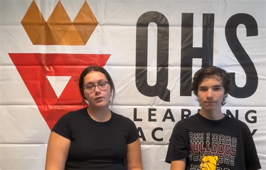 October Student Spotlight: Seniors Meg Danos & Miles Fanguy | QHS Learning Academy
