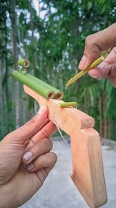 1.7M views · 10K reactions | Bamboo Creations with new Slingshots #bamboo #diy #craft #toys #toy #art #reels | Power DIY | Facebook