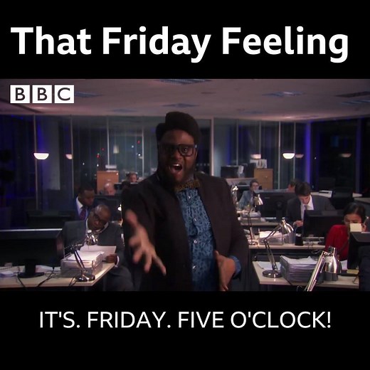 When it's Friday 5 O'clock. 🙌 | BBC Comedy
