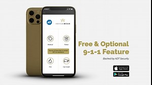 invisawear Smart Jewelry - Personal Safety Device - Checkered Scrunchie