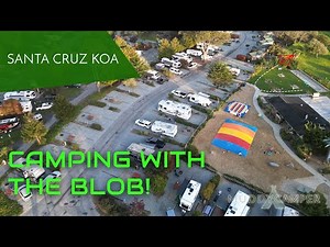 Santa Cruz KOA Campground Walkthrough & Drone Tour (Bounce Blob + Pool + Playgrounds!)