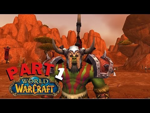 Orc Starting Zone | 1# Valley of Trials | World of Warcraft | Durotar Story |