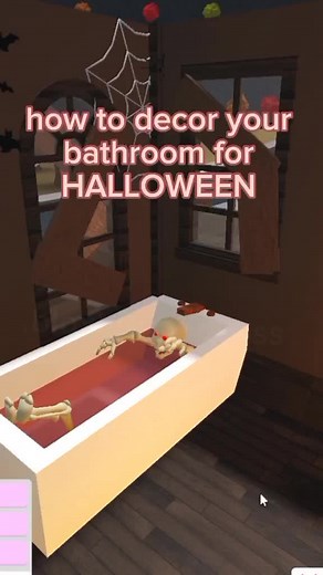 Bloxburg Bathroom Decoration Ideas for Halloween