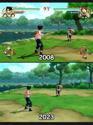 2008 🆚 2023 Tenten Ultimate Jutsu Comparison _ Storm vs Storm Connections #ccgames #naruto #shorts