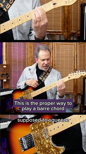This is the perfect guide to learning how to play barre chords #guitar #guitarlessons