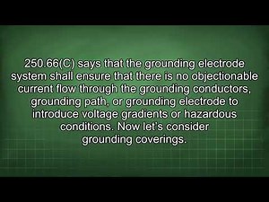 NEC Grounding Requirements Explained Depth and Coverings