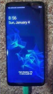 Samsung Galaxy S9 Spectrum startup and shutdown