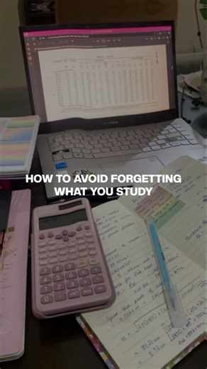 how to avoid forgetting what you study ⭐