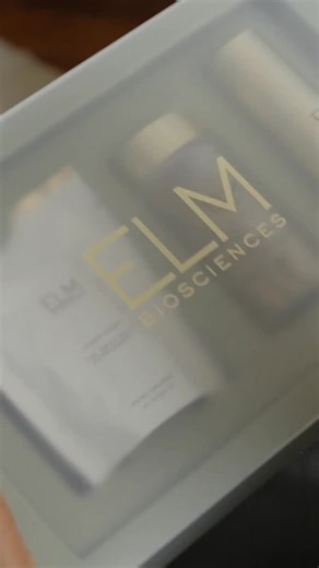 Our first Holiday Gift Set is here—featuring our signature serum and innovative supplement in custom gift wrapping, beautifully curated for the season. P.S. today is the last day of our first-ever sitewide sale. Shop now before it ends at the link in bio. | Elm Biosciences
