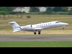 **RARE** Bombardier Learjet 75 | F-HGLG | Startup and Takeoff at Nancy Essey airport | Luxury