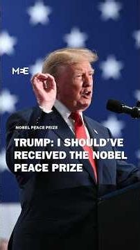Trump says Nobel snub leaves 'indelible stain' on Norway