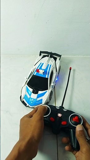 Wow!!! Review Toys Remote Control Car Police Transformers Unboxing No Talking
