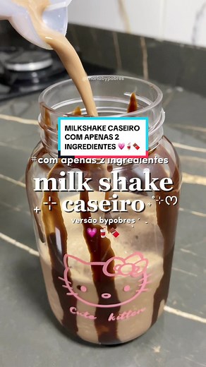 Milk Shake Caseiro com Apenas 2 Ingredientes
