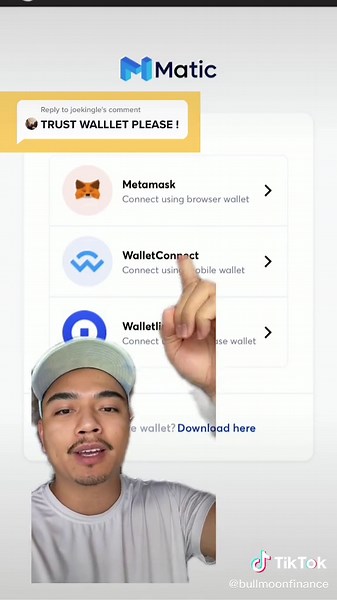Cómo usar Trust Wallet con Matic Network