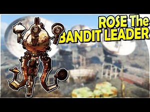 PSYCHO ROBOT BANDIT LEADER ROSE - LEGENDARY PROTECTRON at The ARRAY - Fallout 76 Beta Gameplay Pt 10