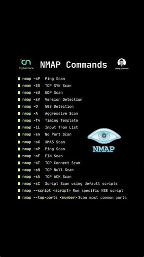 Nmap cheatsheet .... #linux