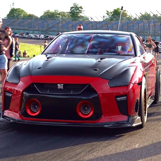 Europe's fastest R35 GT-R (3,000hp) no prep 1/4 mile shakedown pass engine failure😱 | NM2255