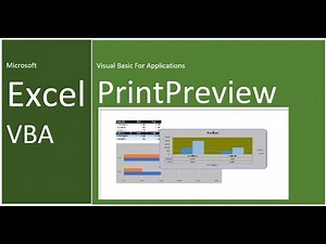 Excel | VBA | PrintPreview | How To Use PrintPreview in VBA