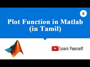 Plot Function in Matlab (in Tamil) | How to use plot function in Matlab | How to give title to graph