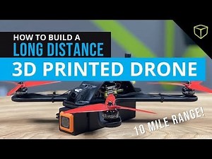 I built a Long Distance 3D Printed Drone (STL in description)