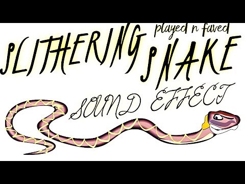 Slithering Snake Sound Effect / Jungle and Desert Snakes Slither On Ground Sounds / Royalty Free
