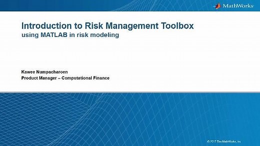Introduction to Risk Management Toolbox