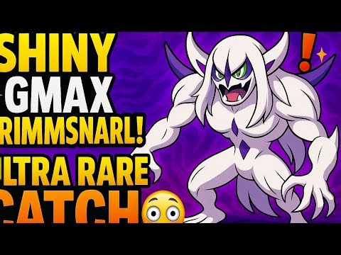 SHINY GMAX GRIMMSNARL RAID! 😱🔥 Full Raid Battle + Shiny Catch | Pokémon go