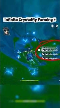 Genshin Impact Fontaine Infinite Crystal Fly Farming Guide! 🦋 #genshinimpact