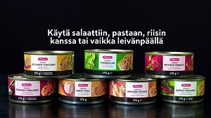 Maukkaat Pirkka tonnikalat ovat helppo tapa tuoda Aasian makuja keittiöön! Mikä maku on sinun suosikkisi? | Pirkka