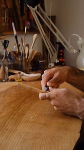 47K reactions · 440 shares | Carving melts my stress away ‍♂️﫠 carving maple wood with a kiridashi knife made by Ikeuchi Hamono . . . . . . #woodcarving #asmrsounds #asmrvideo #satisfyingvideos #woodartist | Nadav Art & Wood | Facebook