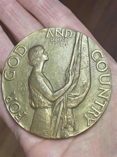 1925 Bronze School Award Metal Paperweight - Etsy