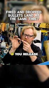 ⚡ Fired and Dropped Bullets Land at the Same Time?