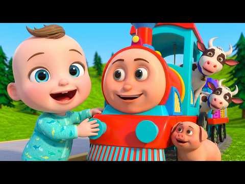 Train Choo Choo Song for Kids | Colorful Railway Adventure, Music & Fun for Toddlers | PK TV